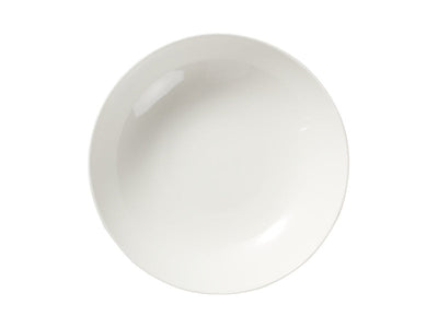 Casa Domani Cordone Coupe Serving Bowl 28x7cm White - top view