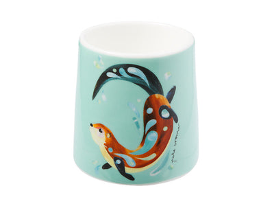 Maxwell & Williams Pete Cromer Egg Cup Otter - porcelain egg cup - angled view