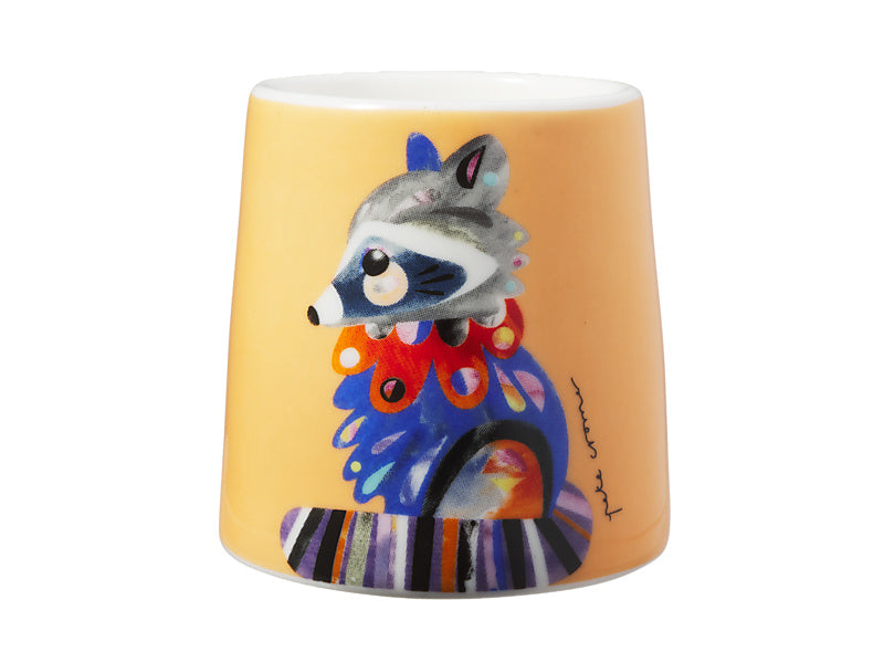 Maxwell & Williams Pete Cromer Egg Cup Raccoon - porcelain egg cup