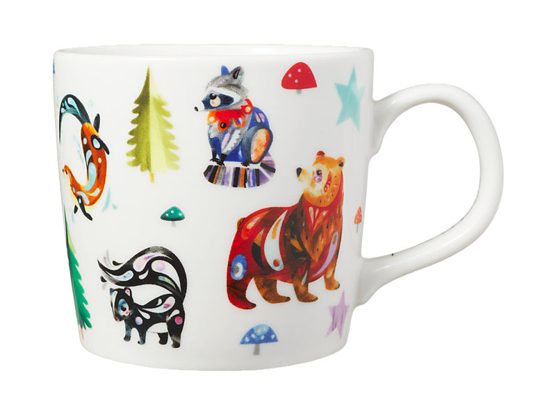 Maxwell & Williams Pete Cromer Woodland Creatures Kids Dinner Set 3 Piece front view - kids dinner set