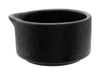 Maxwell & Williams Caviar Sauce Dish/Pourer 80mL Black - reactive glaze porcelain servingware