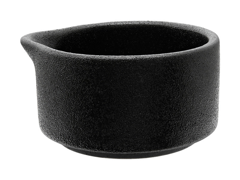 Maxwell & Williams Caviar Sauce Dish/Pourer 80mL Black - reactive glaze porcelain servingware
