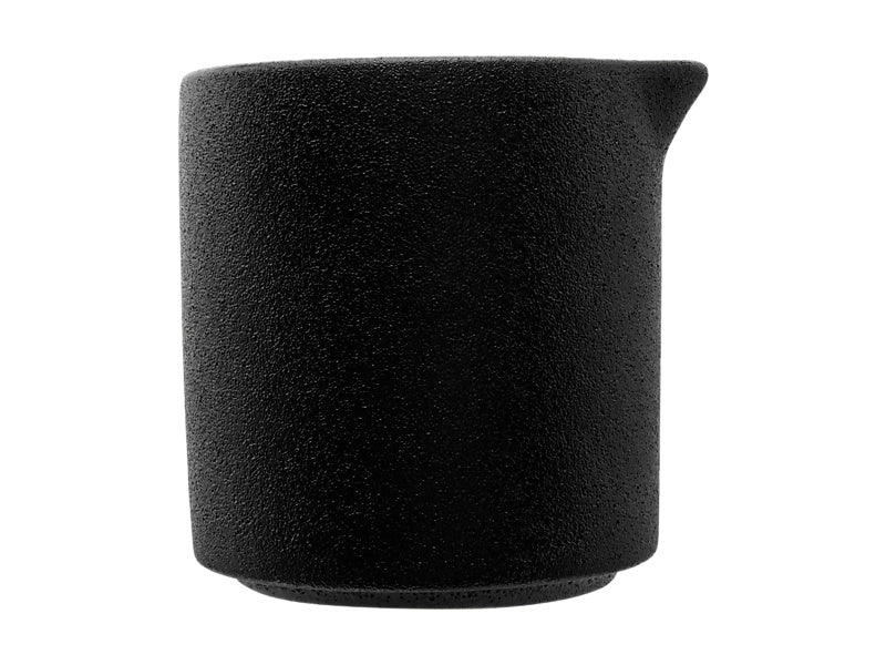 Maxwell & Williams Caviar Jug/Pourer Black 180mL - angled view