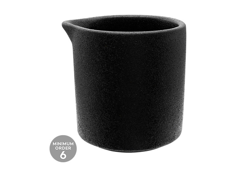 Maxwell & Williams Caviar Jug/Pourer Black 180mL - detail shot