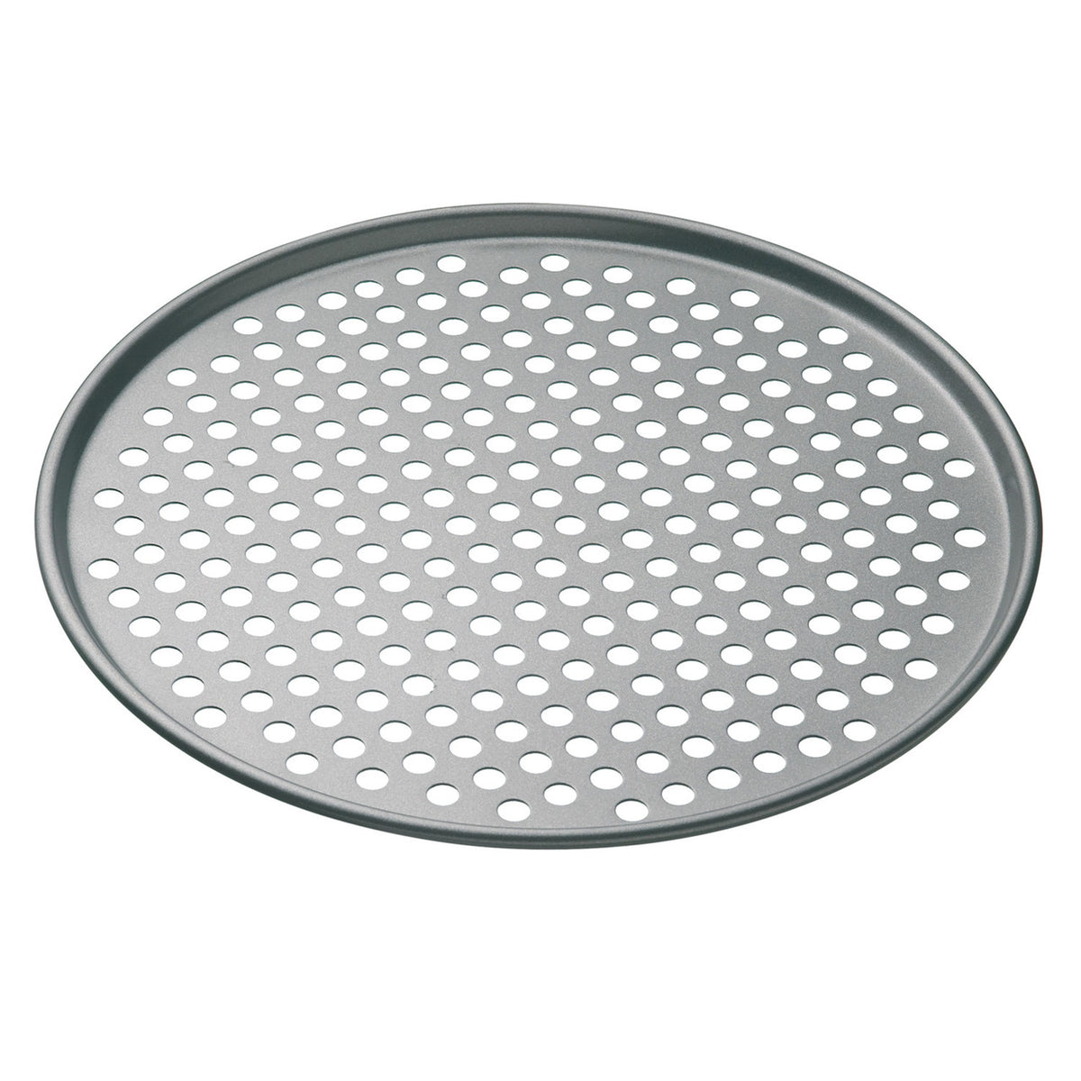 MasterCraft Round Pizza Crisper 32cm Non-Stick - carbon steel pan with aerating holes