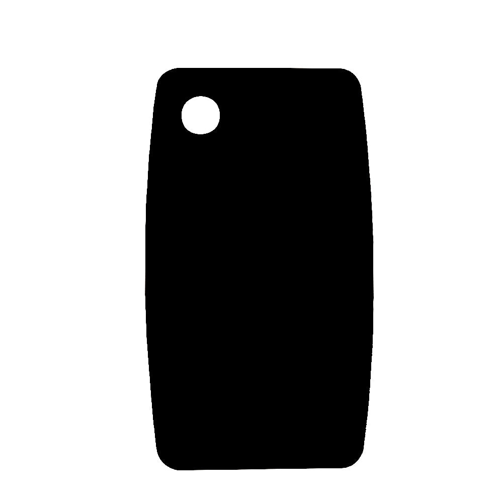 Eco Basics Cutting Board 27x15cm – Black – White Magic