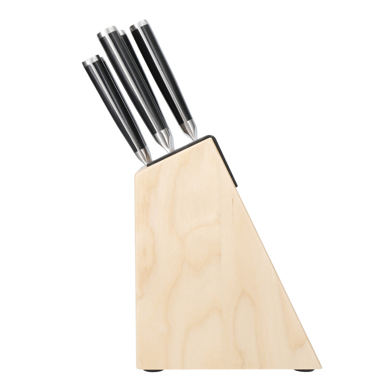 KitchenAid 5-Piece Knife Set + Block – High-Carbon Japanese Steel Cutlery Set