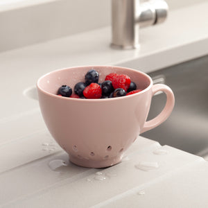 Zeal Keep It Handy Berry Colander Pale Pink - kitchen colander