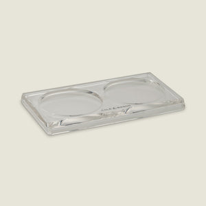 Cole & Mason Acrylic Mill Tray Clear - salt and pepper mill stand