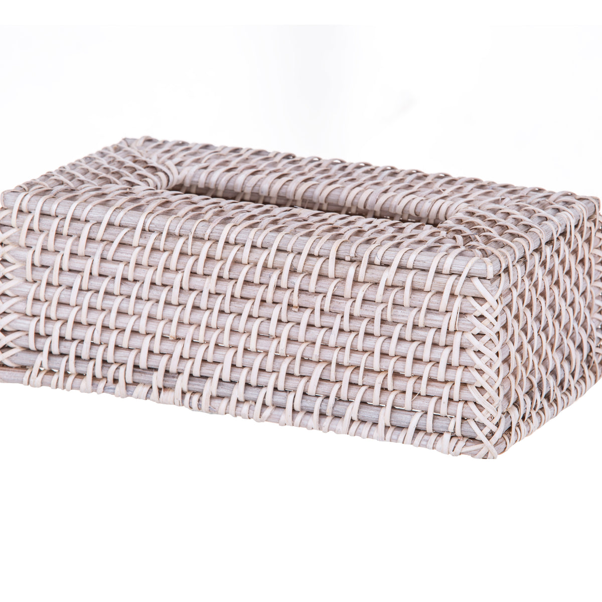 South Hampton white tissue box cover - Hamptons bathroom accessory