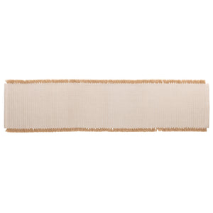 Amalfi Isla Fringe Table Runner Natural - table linen