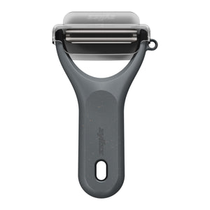 Zyliss Swivel Y Peeler with blade cover fitted - safe kitchen peeler storage