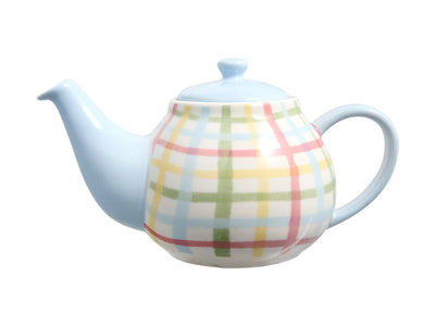 Maxwell & Williams Olde English Teapot 650mL Multi Check - traditional gift-boxed teapot
