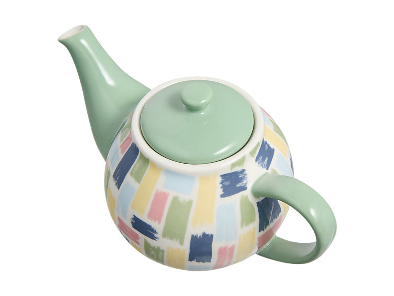 Maxwell & Williams Olde English Teapot 650mL Brushstroke overhead view