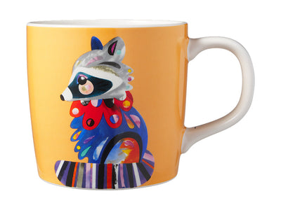 Maxwell & Williams Pete Cromer Mug 375ml Gift Boxed Raccoon - gift boxed porcelain mug
