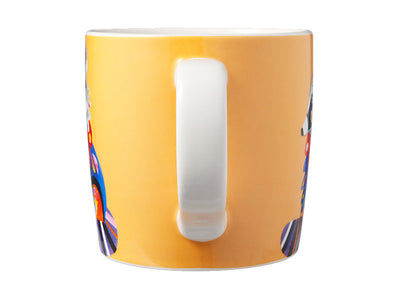 Maxwell & Williams Pete Cromer Mug 375ml Gift Boxed Raccoon - gift boxed porcelain mug - side view