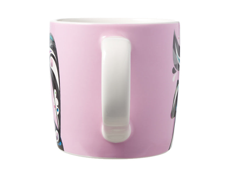 Maxwell & Williams Pete Cromer Mug 375ml Gift Boxed Skunk - gift boxed porcelain mug - side view