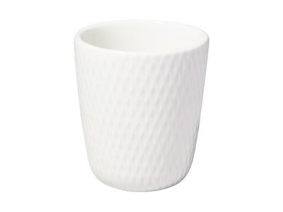 Maxwell & Williams White Basics Diamonds Espresso Cup White 90ml - angle view