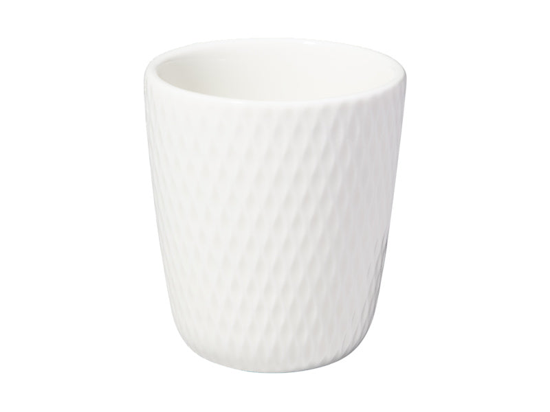 Maxwell & Williams White Basics Diamonds Espresso Cup White 90ml - angle view