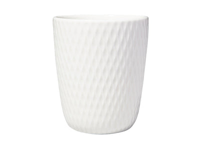 Maxwell & Williams White Basics Diamonds Latte Cup White 250ml - latte cup
