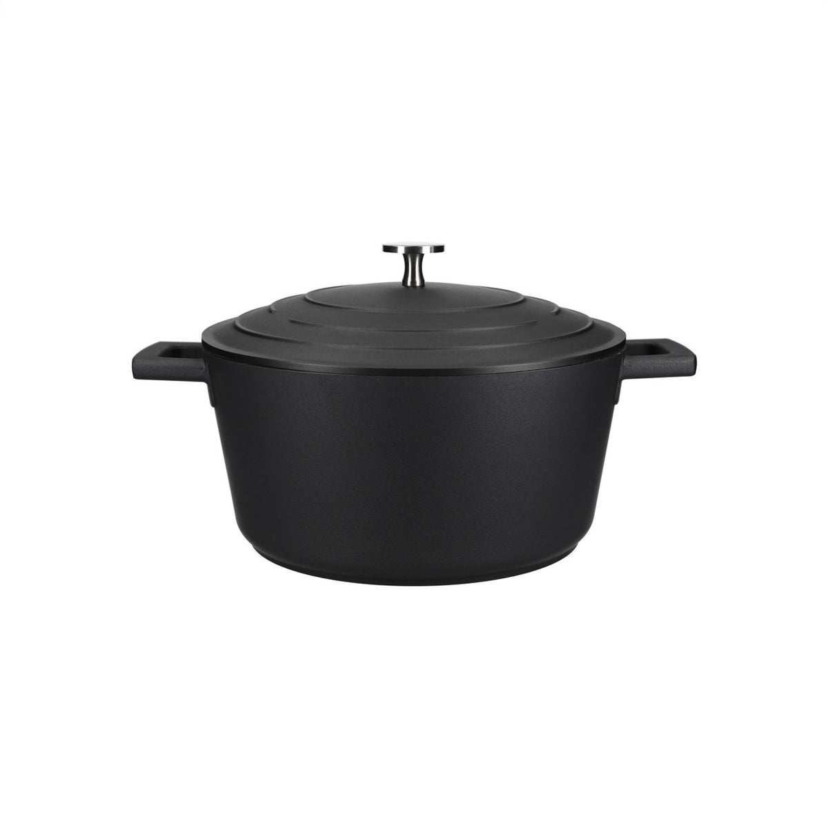 Mastercraft Cast Aluminium Casserole Dish 24cm Black - Fresh Decor