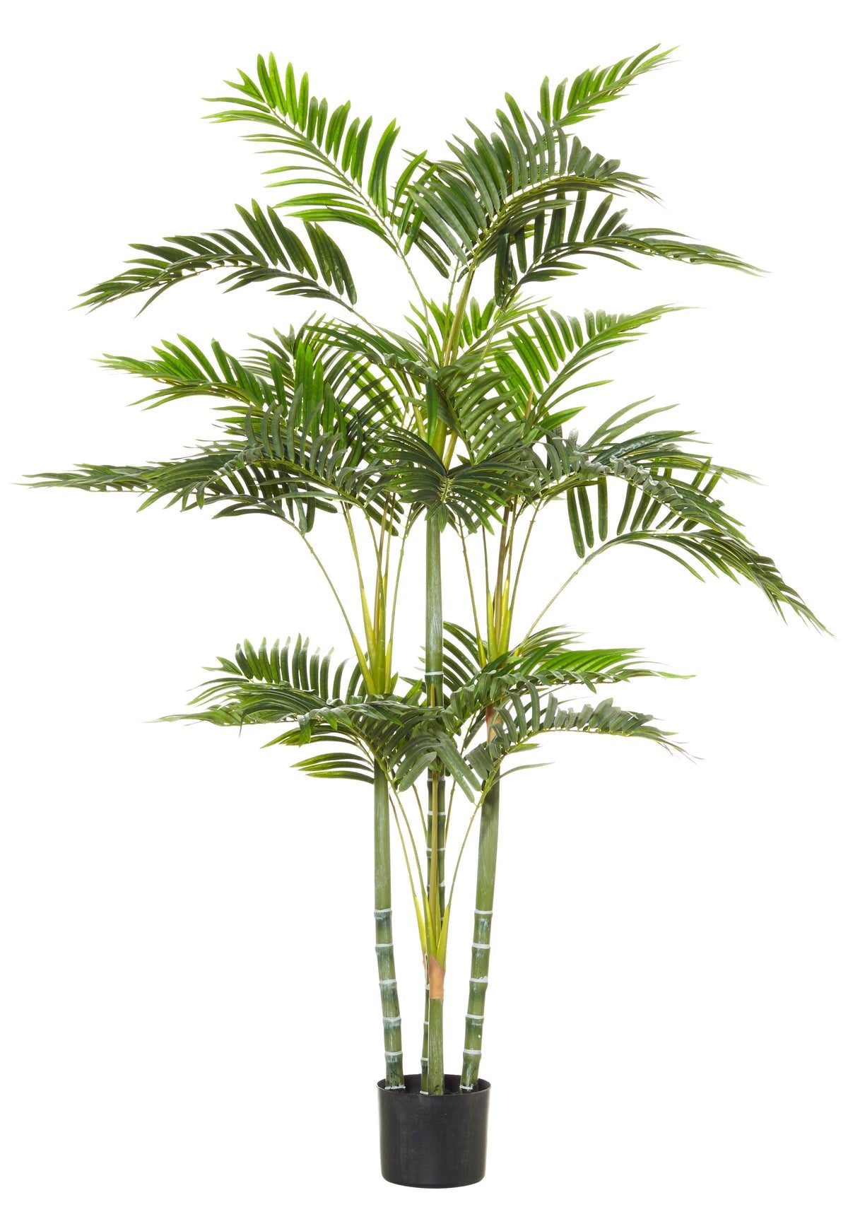 Rogue artificial cane palm 153cm green - faux indoor plant