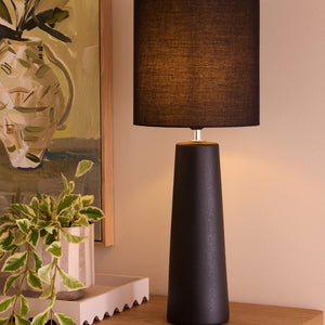 Amalfi Kent Table Lamp Black - table lamp for living room or bedroom styling
