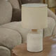 Isla Ceramic Table Lamp White Wash