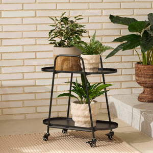 Albi Solana Banana Leaf Planter 26x33cm Natural - woven indoor planter (view 6)