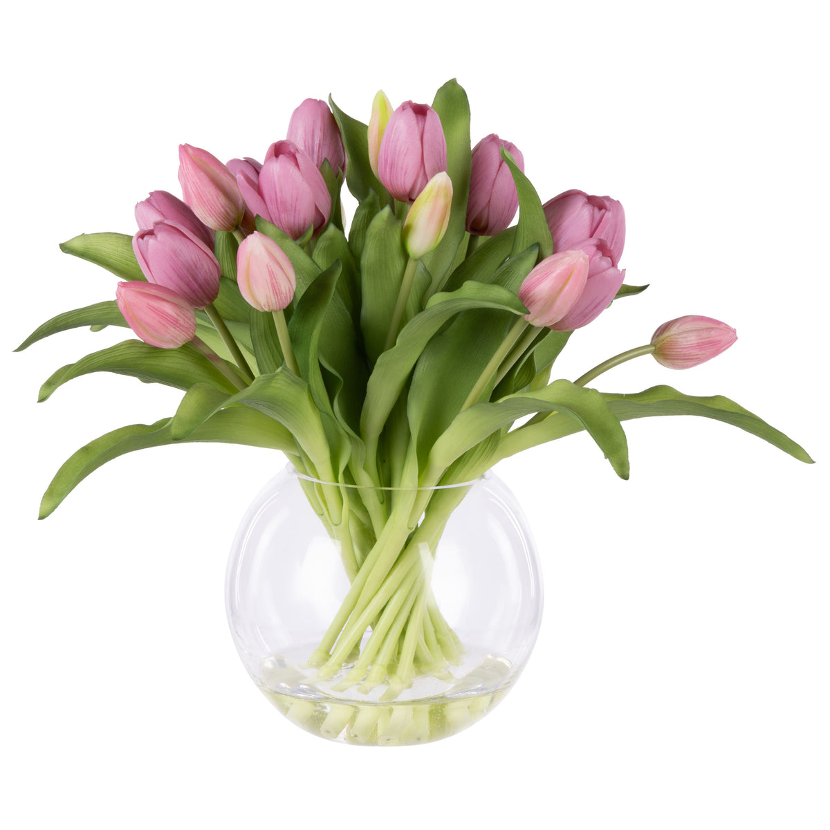 SKU E5100406.05 Phoebe Tulip Bunch Pink Artificial Flowers Spring Decor