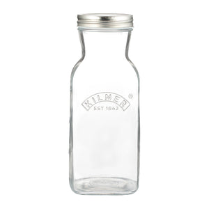 Kilner glass juice and sauce bottle 1 litre — wide neck for easy pouring