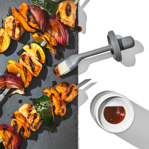 OXO silicone cooktop brush assembly detail