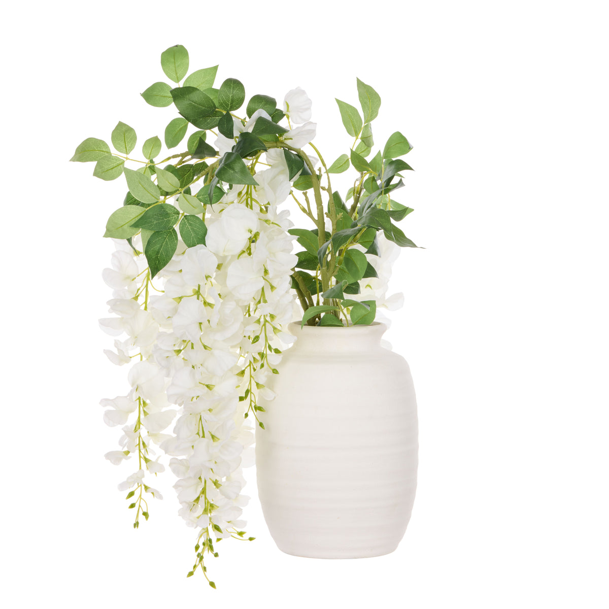 SKU E5100484.01 Neven Wisteria Spray White Artificial Cascading Flowers