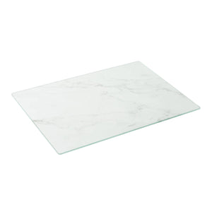 Avanti Tempered Glass Surface Protector 30 × 40cm White Marble