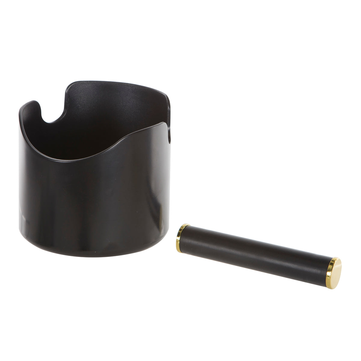 Leaf & Bean Ibiza coffee knock box black - espresso accessory - view 2