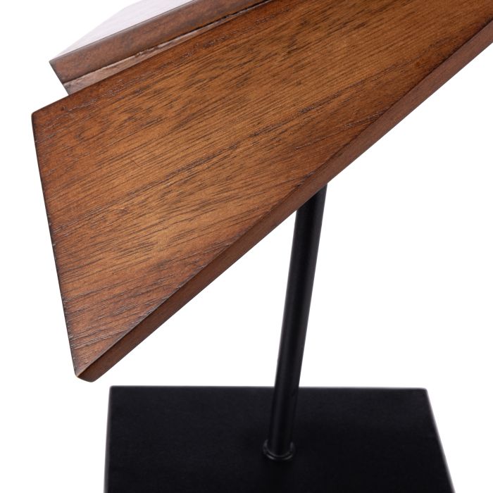 Kanoa Paper Aeroplane Sculpture – Natural & Black – Academy