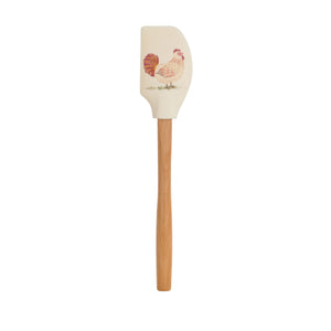 Homestead beechwood spatula with chicken design - Davis & Waddell
