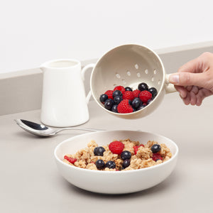 Zeal Keep It Handy Berry Colander Cream - kitchen colander