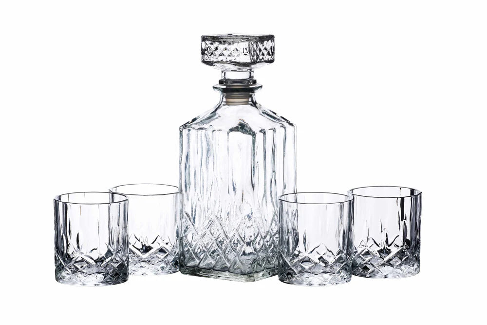 BarCraft Whisky Decanter and Tumbler Set