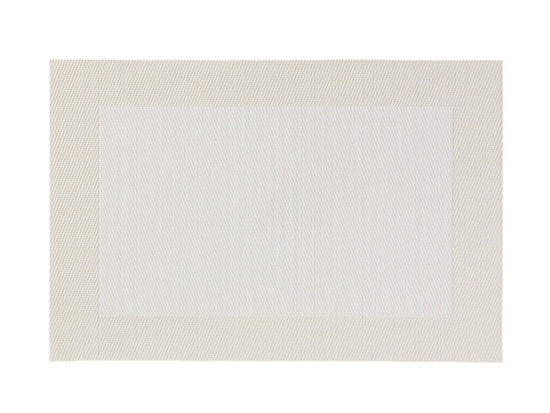 Maxwell & Williams Table Accents Wide Border Placemat Cream - back view