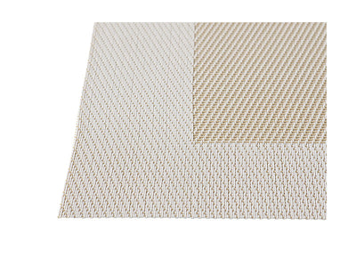 Maxwell & Williams Table Accents Wide Border Placemat Cream - close-up detail