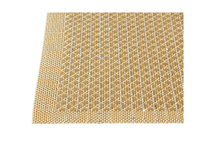 Maxwell & Williams Table Accents Sequin Placemat Gold - close-up detail