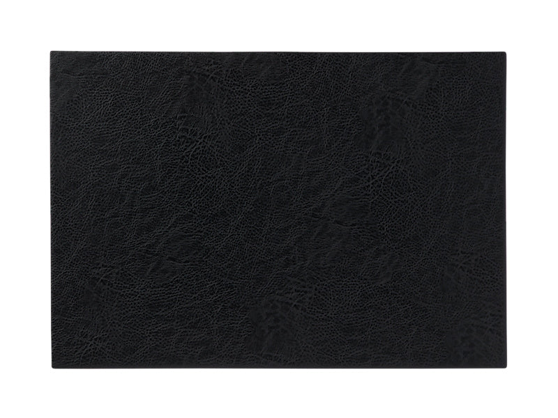 Maxwell & Williams Table Accents Leather Look Placemat Black - table linen placemat