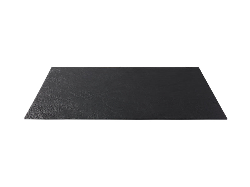 Maxwell & Williams Table Accents Leather Look Placemat Black - angled view