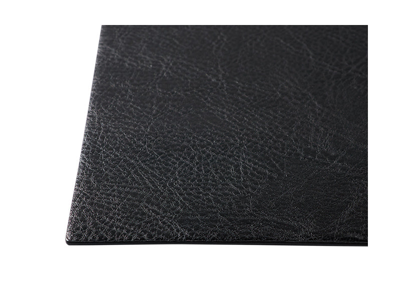 Maxwell & Williams Table Accents Leather Look Placemat Black - close-up detail