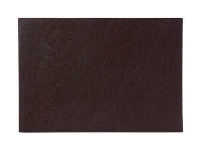 Maxwell & Williams Table Accents Leather Look Placemat Chocolate - table linen placemat