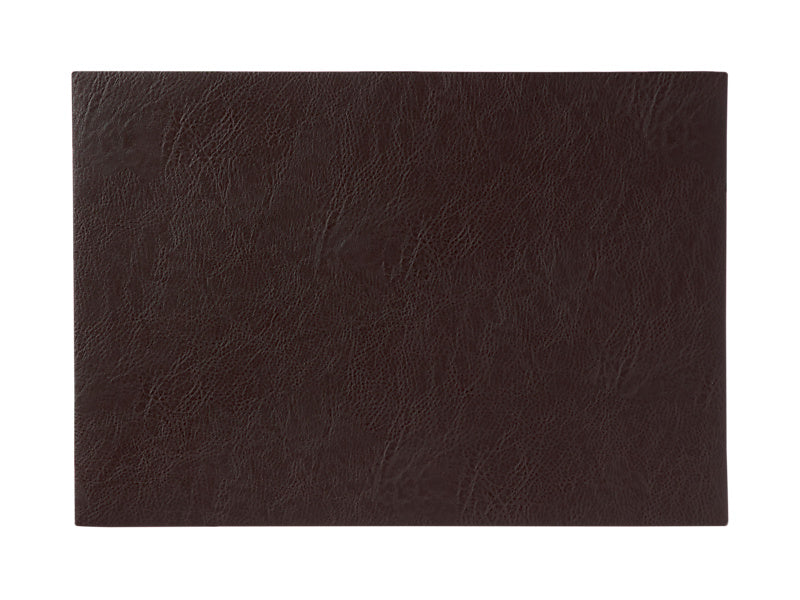 Maxwell & Williams Table Accents Leather Look Placemat Chocolate - table linen placemat