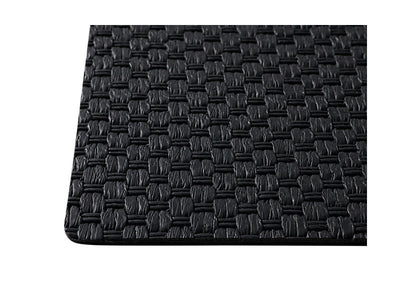 Maxwell & Williams Table Accents Woven Look Placemat Black - close-up detail