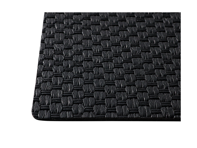 Maxwell & Williams Table Accents Woven Look Placemat Black - close-up detail