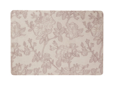 Maxwell & Williams Table Accents Embossed Floral Placemat Taupe - table linen placemat